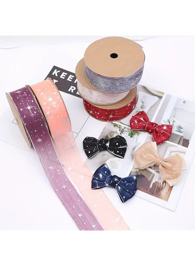 Bright Red Korean Style Ribbon For Gift Wrapping Wedding Floral Arrangements - Image 2